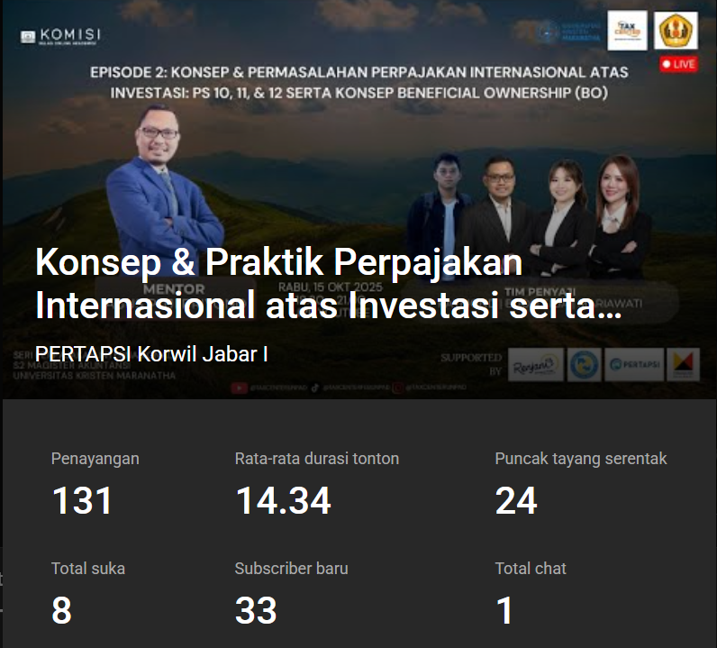 Konsep & Praktik Perpajakan Internasional atas Investasi