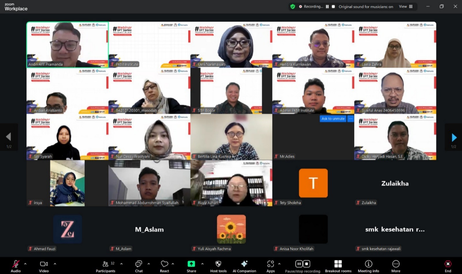 PKM Institute Buka Ruang Diskusi SPT untuk Lembaga Pendidikan