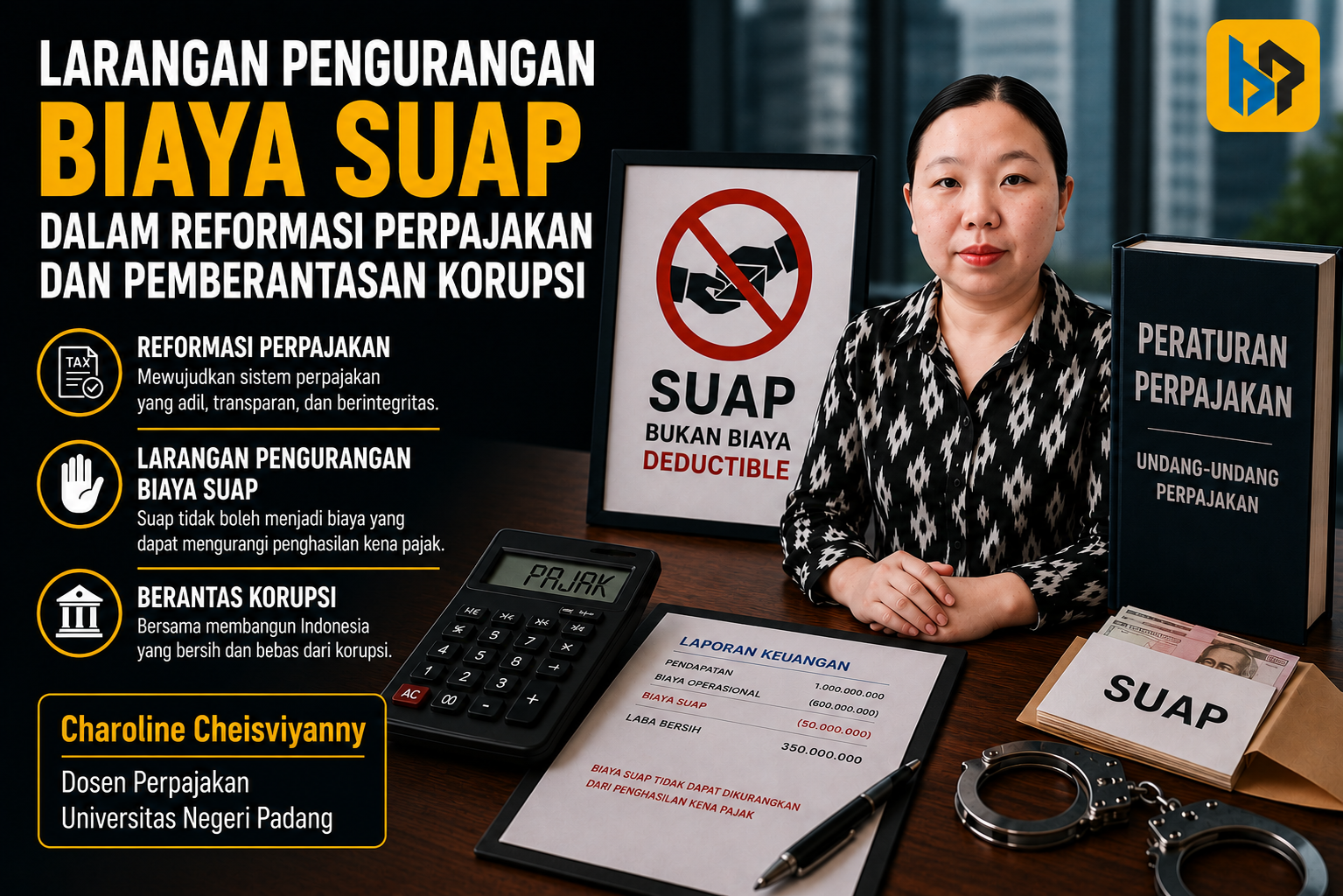 Biaya Suap Tidak Lagi Bisa Dikurangkan: Ujian bagi Reformasi Perpajakan dan Pemberantasan Korupsi