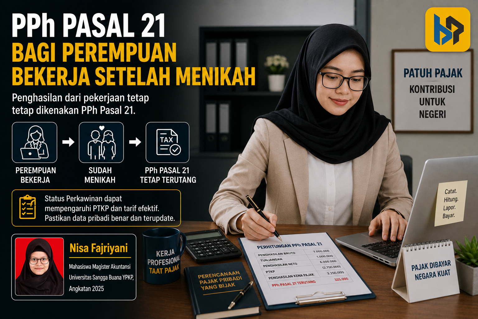 PPh Pasal 21 bagi Perempuan Bekerja: Memahami Status Perpajakan setelah Menikah