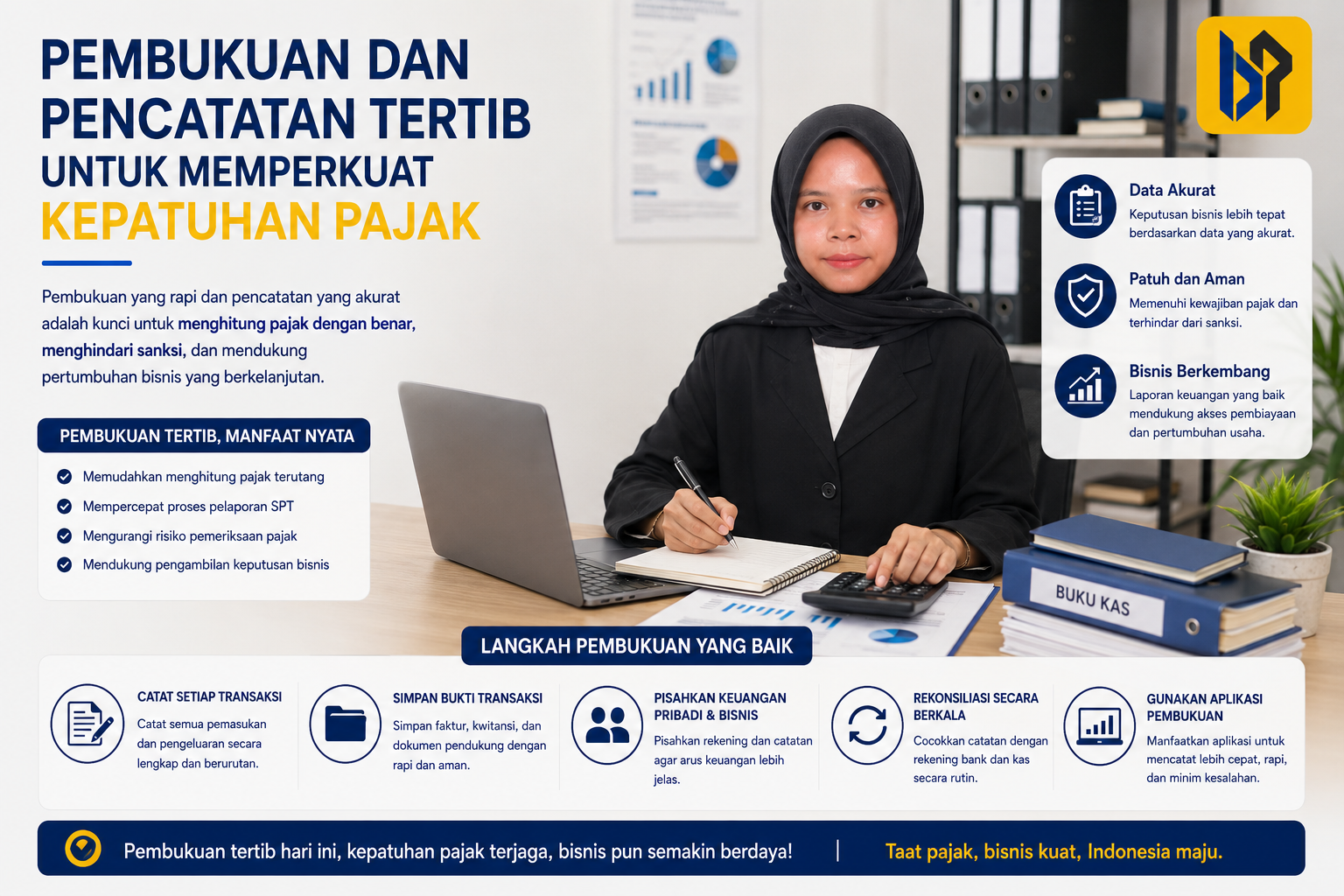 Pembukuan Tertib Jadi Fondasi Kepatuhan Pajak