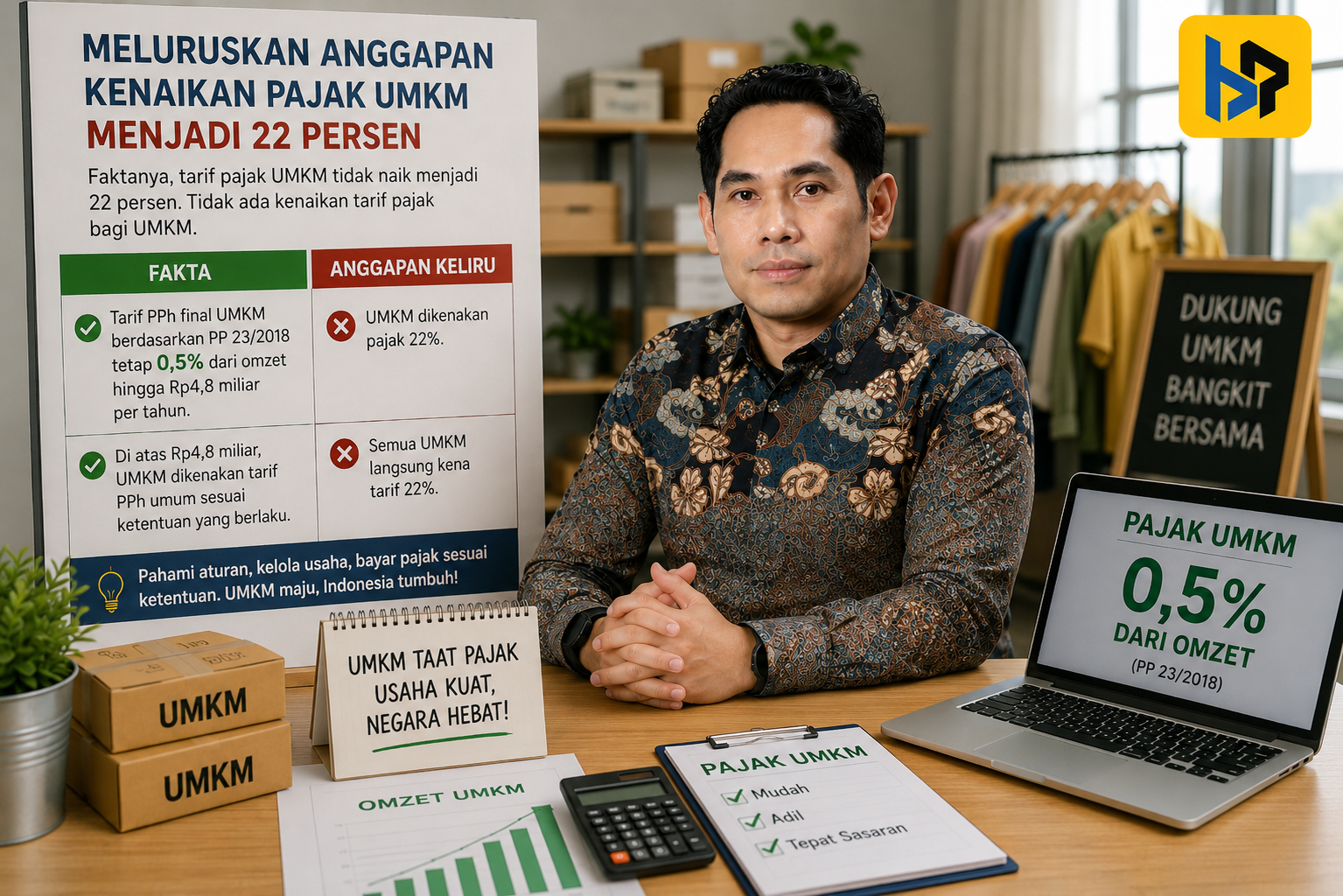 Pajak UMKM Naik? Salah Baca Beleid