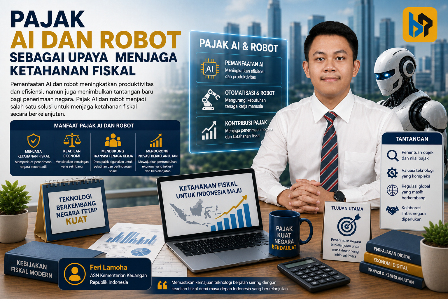 Memajaki Akal Imitasi (AI) sebagai Pilar Ketahanan Fiskal Indonesia.