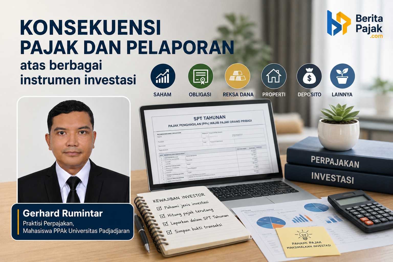 Investasi Bertumbuh, Jangan Lupakan Pajaknya