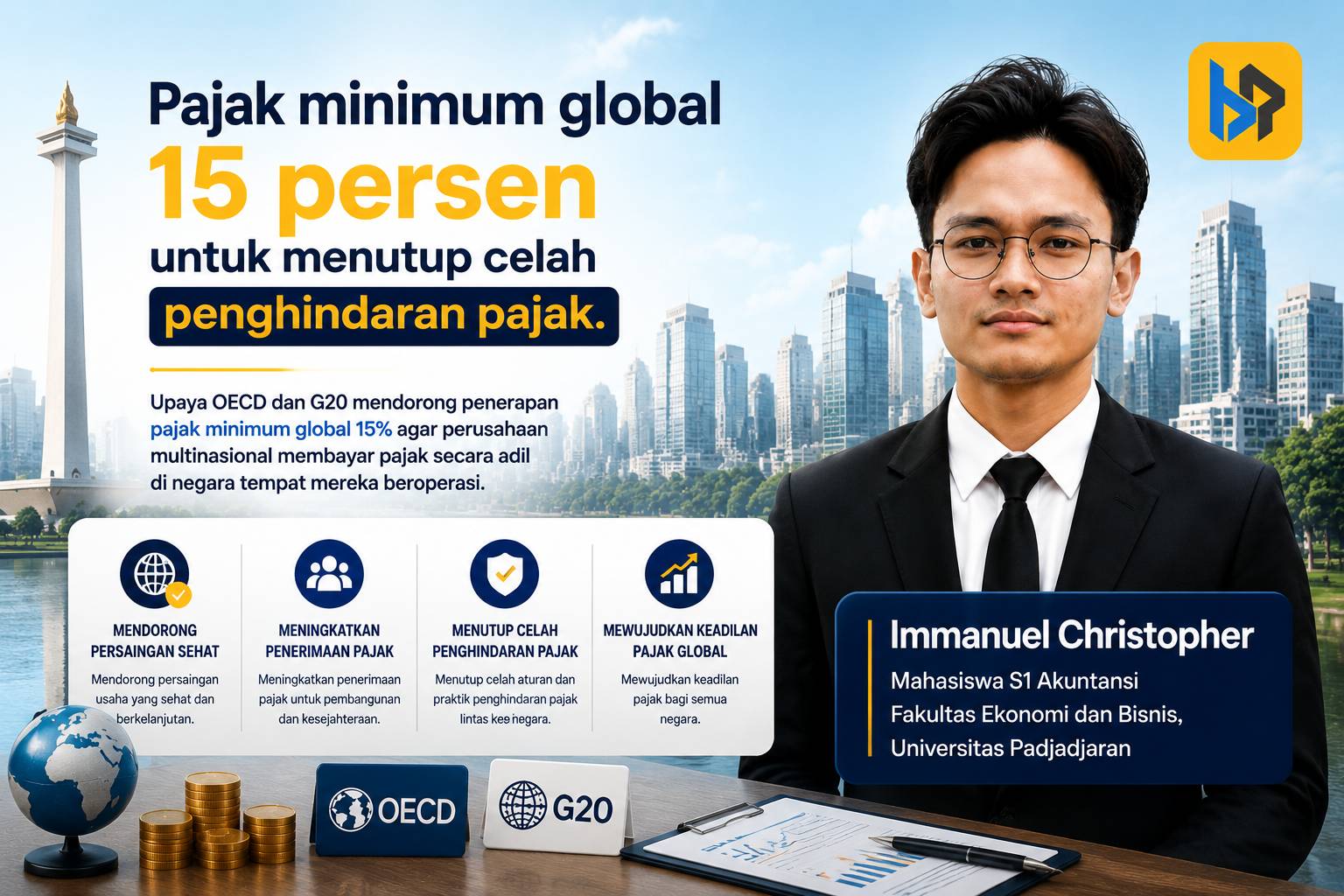 Pajak Minimum Global: Mengakhiri Era Perlombaan Tarif Pajak Dunia