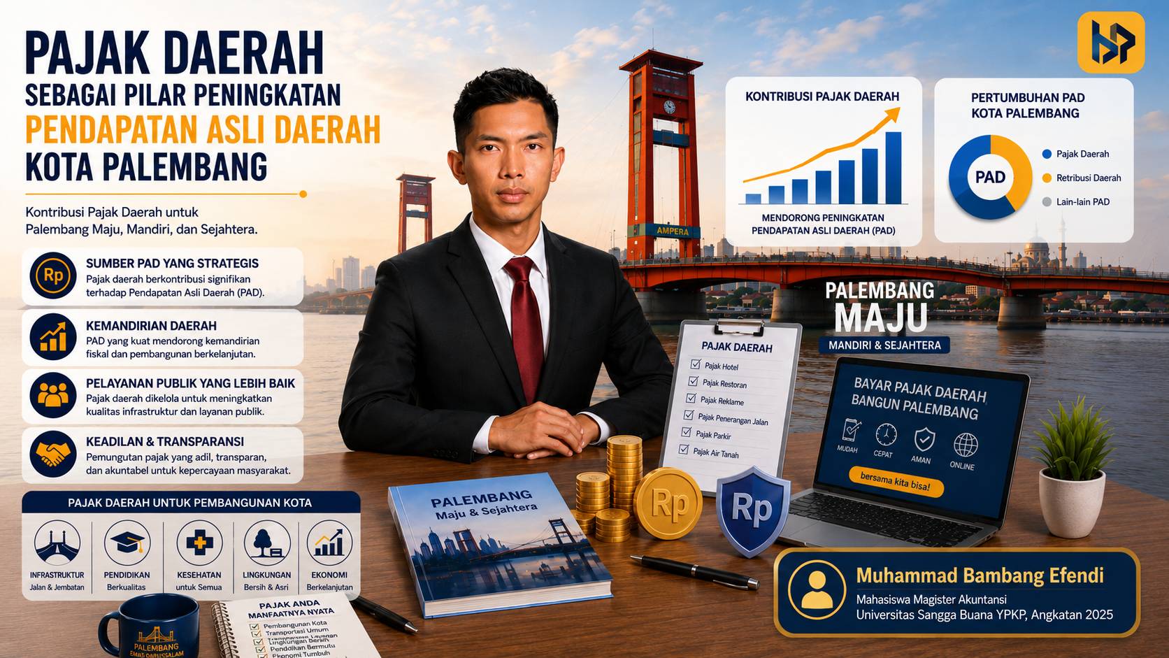 Optimalisasi Pajak Daerah Kota Palembang: Antara Potensi PAD dan Tantangan Kepatuhan Wajib Pajak
