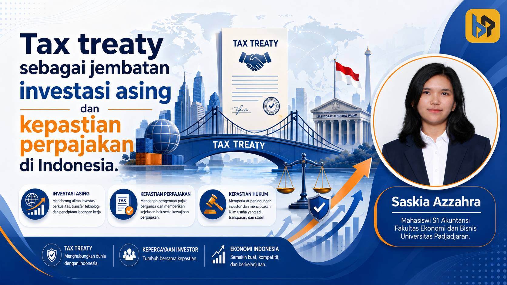 Tax treaty sebagai Jembatan Investasi Asing ke Indonesia