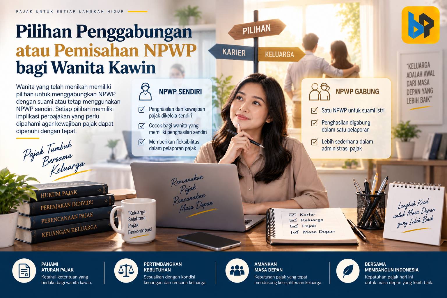 “Transformasi Pajak Perempuan: NIK sebagai NPWP dan Penghitungan PPh Wanita Kawin”