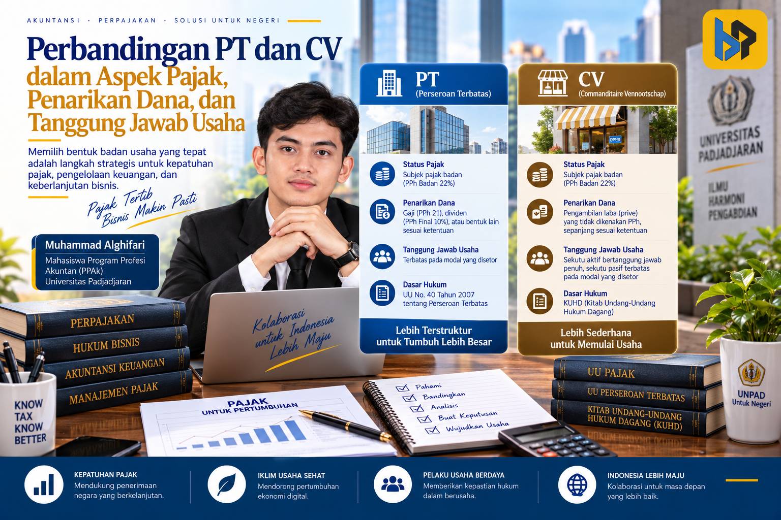 PT atau CV: Memahami Perbedaan Pajak, Penarikan Dana, dan Tanggung Jawab Pemilik