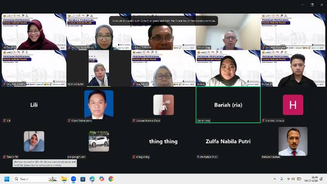 PPKH Unpad Perkuat Pemahaman Hukum Pajak Formal